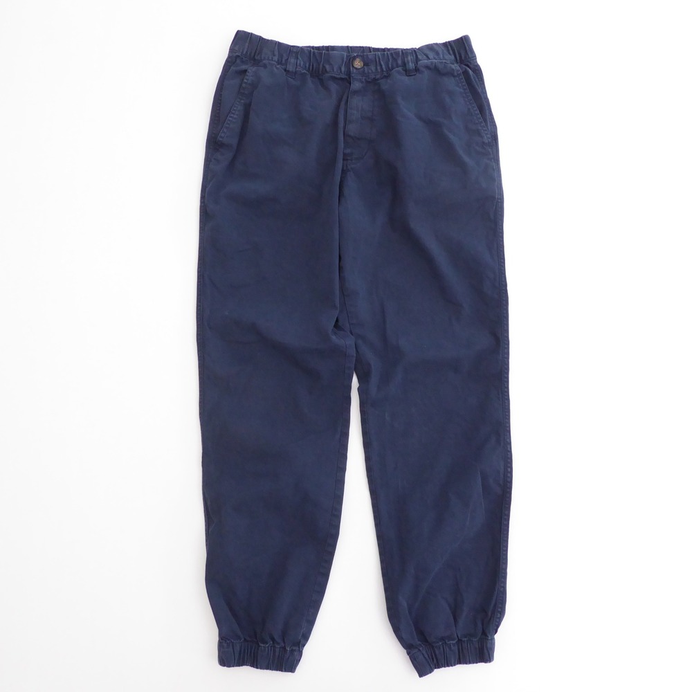 Bearbottom Mens Chino Jogger Pants Navy Blue Cotton Spandex Stretch Large